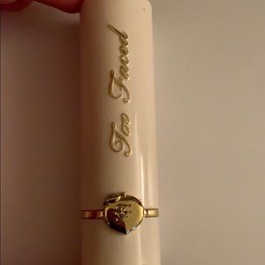 Too faced he’s with me